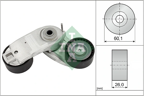 Belt Tensioner, V-ribbed belt